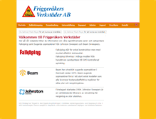 Tablet Screenshot of friggeraker.se